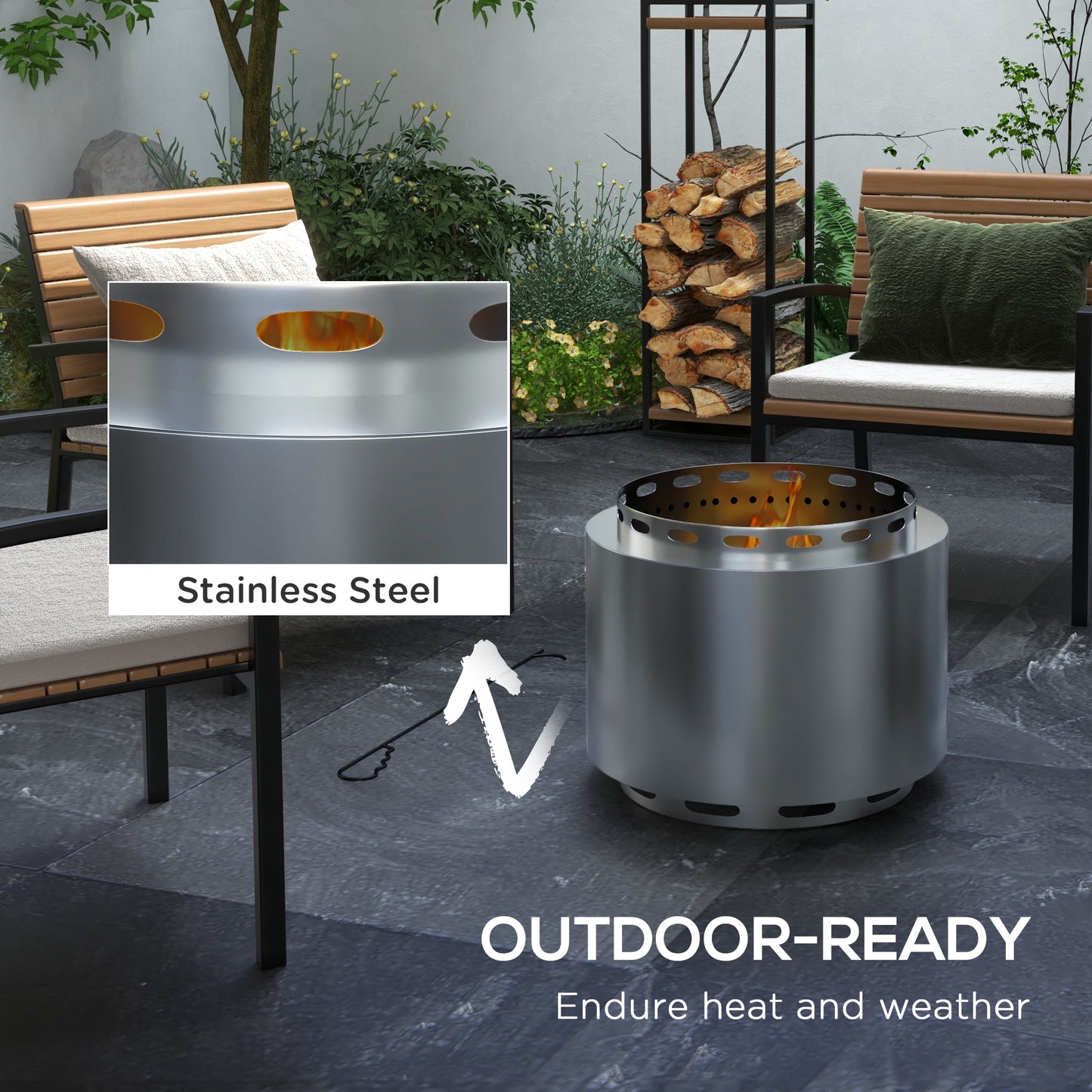 outsunny-smokeless-fire-pit-48-5cm-portable-wood-burning-firepit-with-poker-for-garden-camping-bonfire-party-stainless-steel-silver