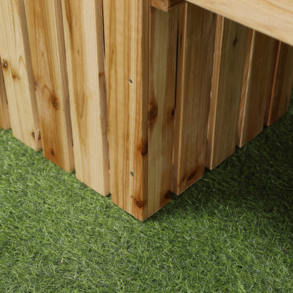 outsunny-wooden-planters-bench-combination-flower-pot-planter-box-with-garden-bench-for-patio-park-and-deck-192-x-43-x-50-cm-natural