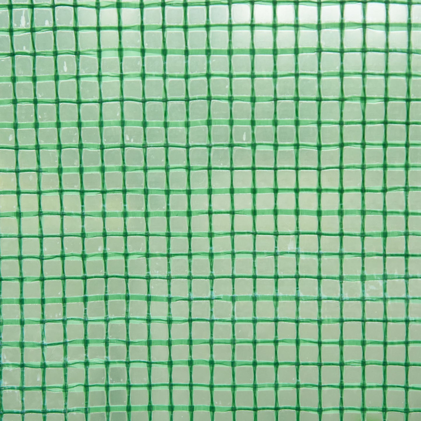 outsunny-walk-in-greenhouse-lean-to-wall-tunnel-greenhouse-with-zippered-roll-up-door-pe-cover-and-steel-frame-for-garden-143-x-118-x-212-cm