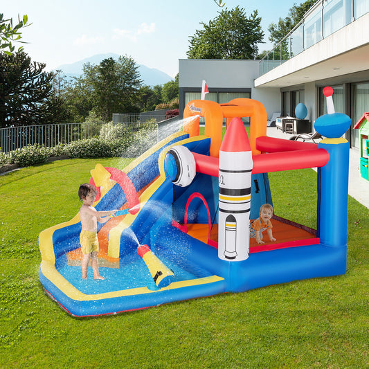 outsunny-5-in-1-kids-bounce-castle-large-water-space-style-inflatable-house-slide-trampoline-pool-water-gun-climbing-wall-for-kids-age-3-8