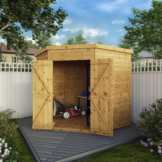 7 X 7 Shiplap Corner Shed