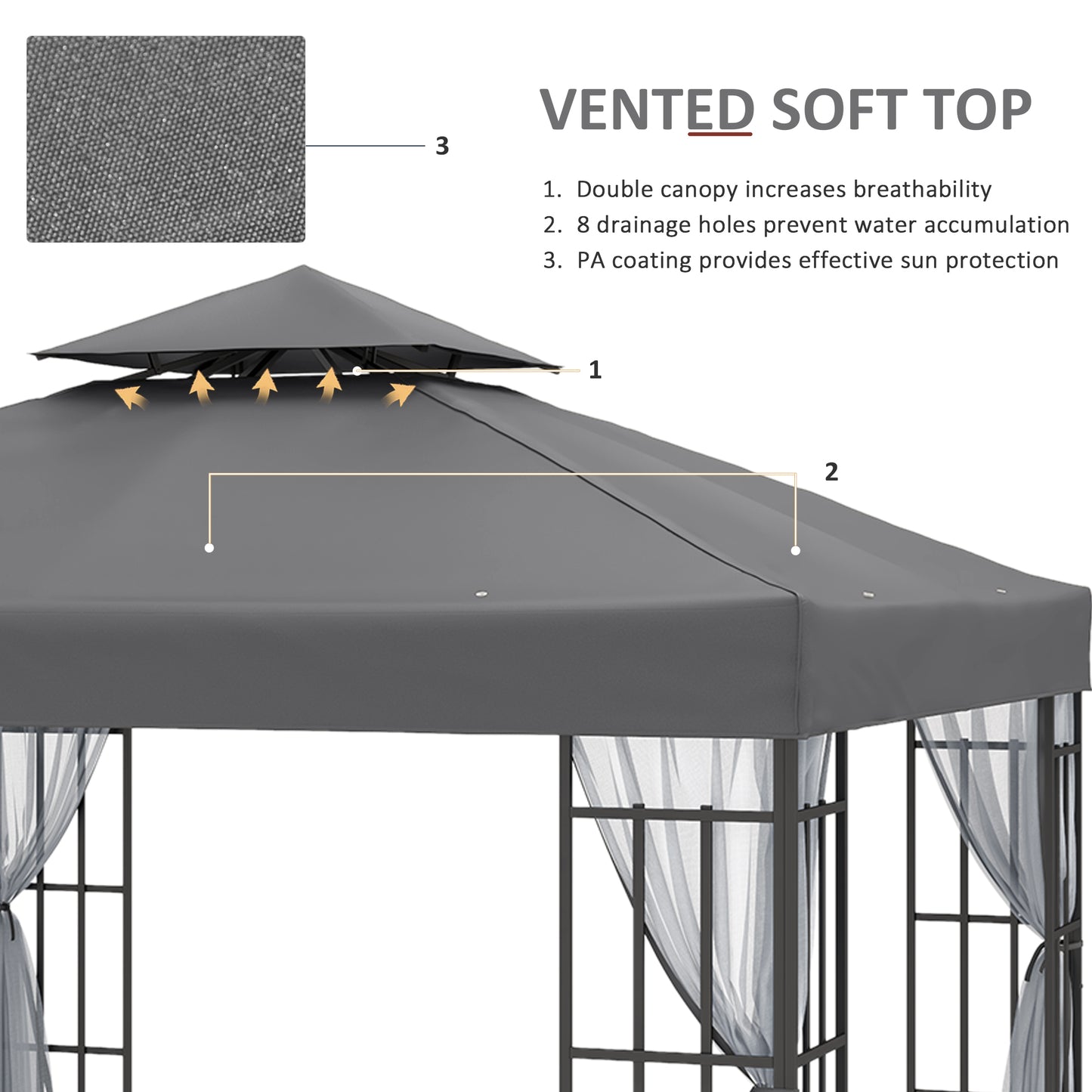 outsunny-3-x-3m-patio-gazebo-canopy-garden-pavilion-tent-shelter-with-2-tier-roof-and-mosquito-netting-steel-frame-grey
