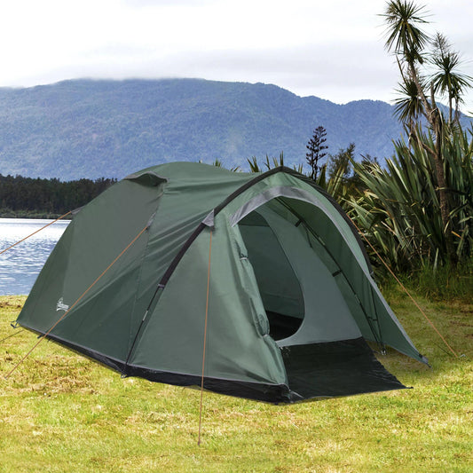 outsunny-camping-dome-tent-2-room-for-3-4-person-with-weatherproof-vestibule-backpacking-tent-large-windows-lightweight-for-fishing-hiking-green