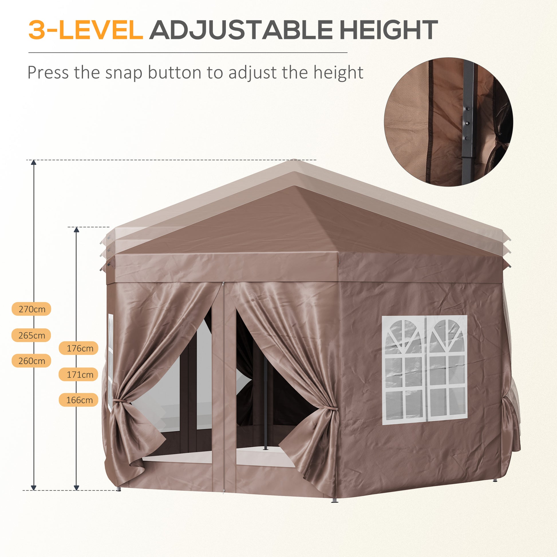outsunny-4m-x-4m-hexagonal-metal-frame-garden-gazebo-brown