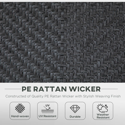 outsunny-4-pcs-outdoor-rattan-folding-chair-set-with-7-levels-adjustable-backrest-for-patio-lawn