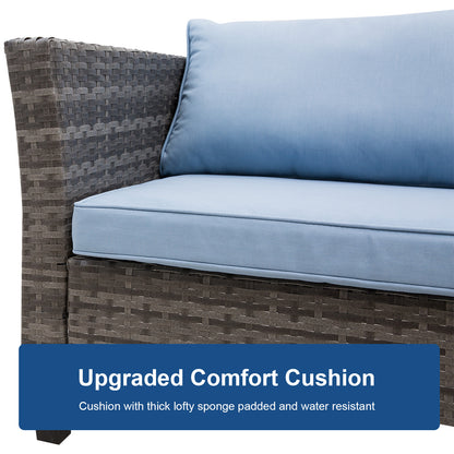 outsunny-4-seater-rattan-garden-furniture-corner-sofa-set-w-2-seats-footstool-square-glass-top-coffee-table-thick-blue-cushions-solid-legs-grey