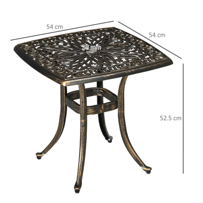 outsunny-outdoor-patio-side-table-with-38mm-dia-umbrella-hole-cast-aluminium-patio-coffee-table-54-x-54cm-bronze