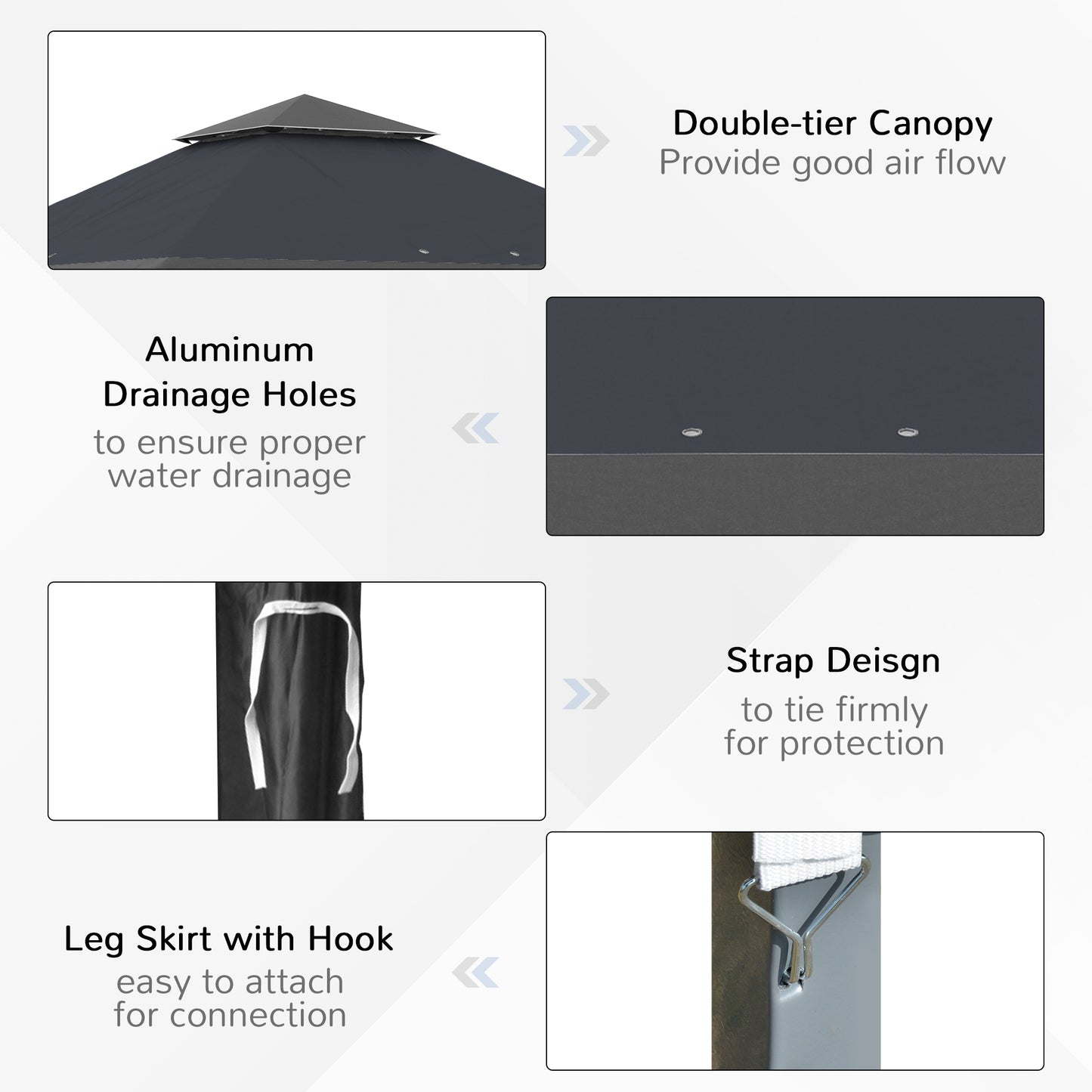 outsunny-4-x-4m-pop-up-gazebo-double-roof-canopy-tent-with-uv-proof-roller-bag-adjustable-legs-outdoor-party-steel-frame-grey