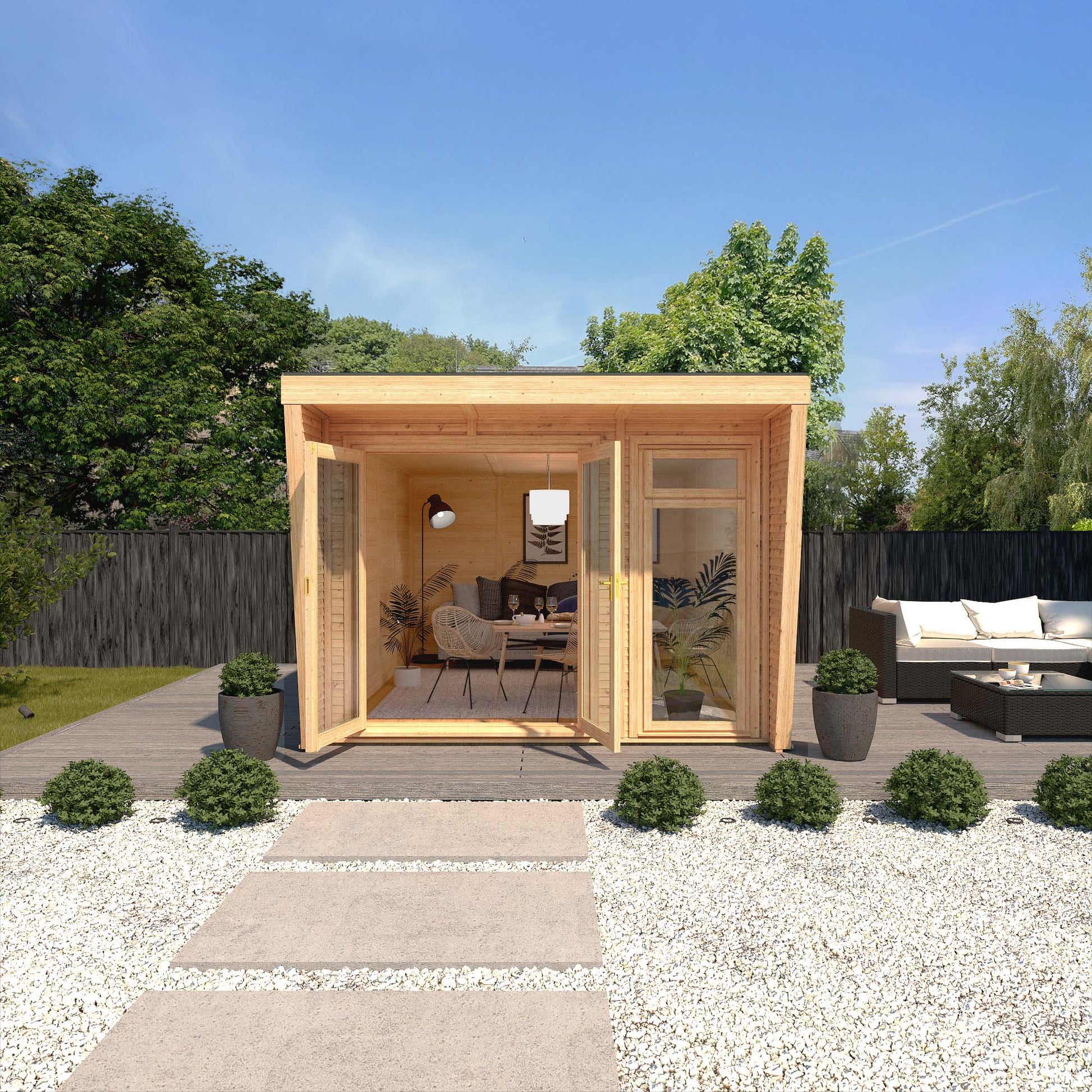 Sherwood Harlow 4M X 3M Insulated Garden Room