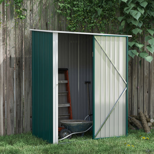 outsunny-outdoor-storage-shed-garden-metal-storage-shed-w-single-door-for-garden-patio-lawn-5-3ft-x-3-1ft-green