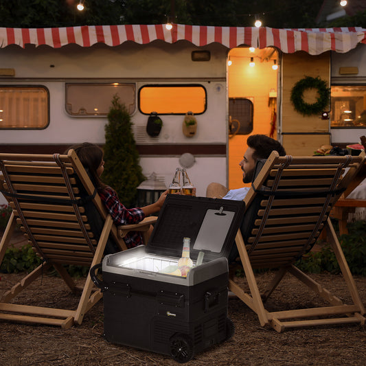 outsunny-50l-car-refrigerator-portable-compressor-cooler-box-fridge-freezer-w-inner-led-light-foldable-handles-12-24v-dc-and-110-240v-ac