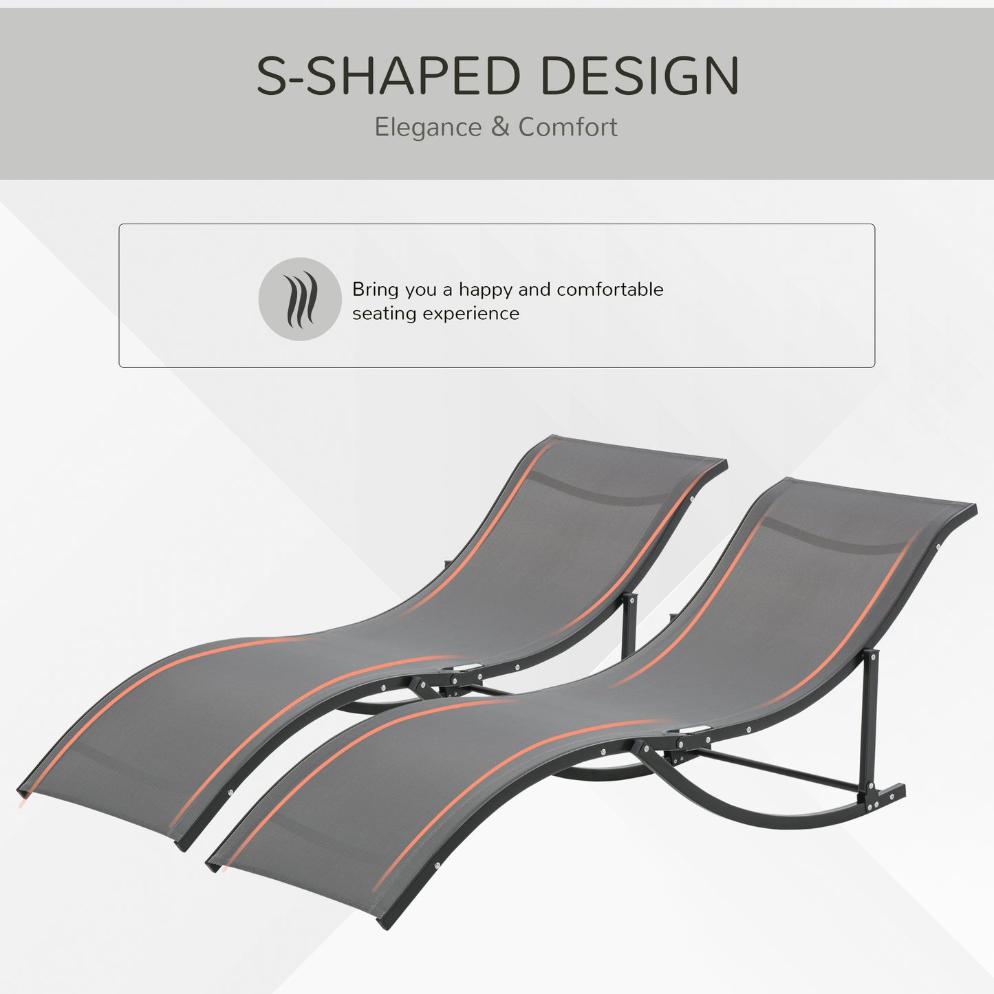 outsunny-set-of-2-s-shaped-foldable-lounge-chair-sun-lounger-reclining-outdoor-chair-for-patio-beach-garden-grey