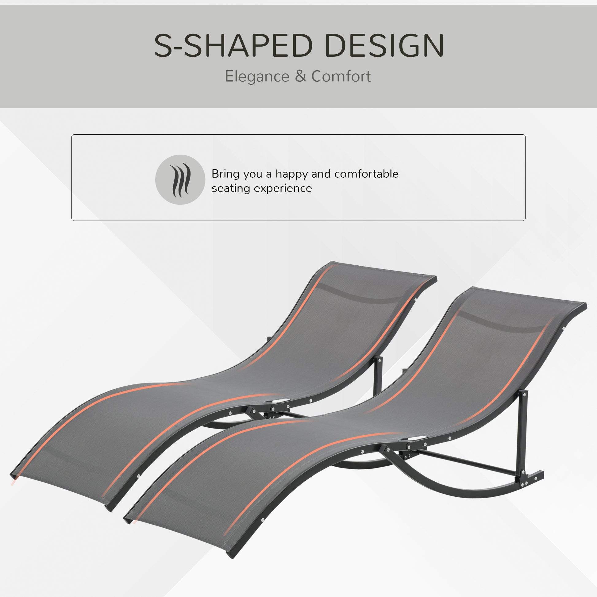 outsunny-set-of-2-s-shaped-foldable-lounge-chair-sun-lounger-reclining-outdoor-chair-for-patio-beach-garden-grey