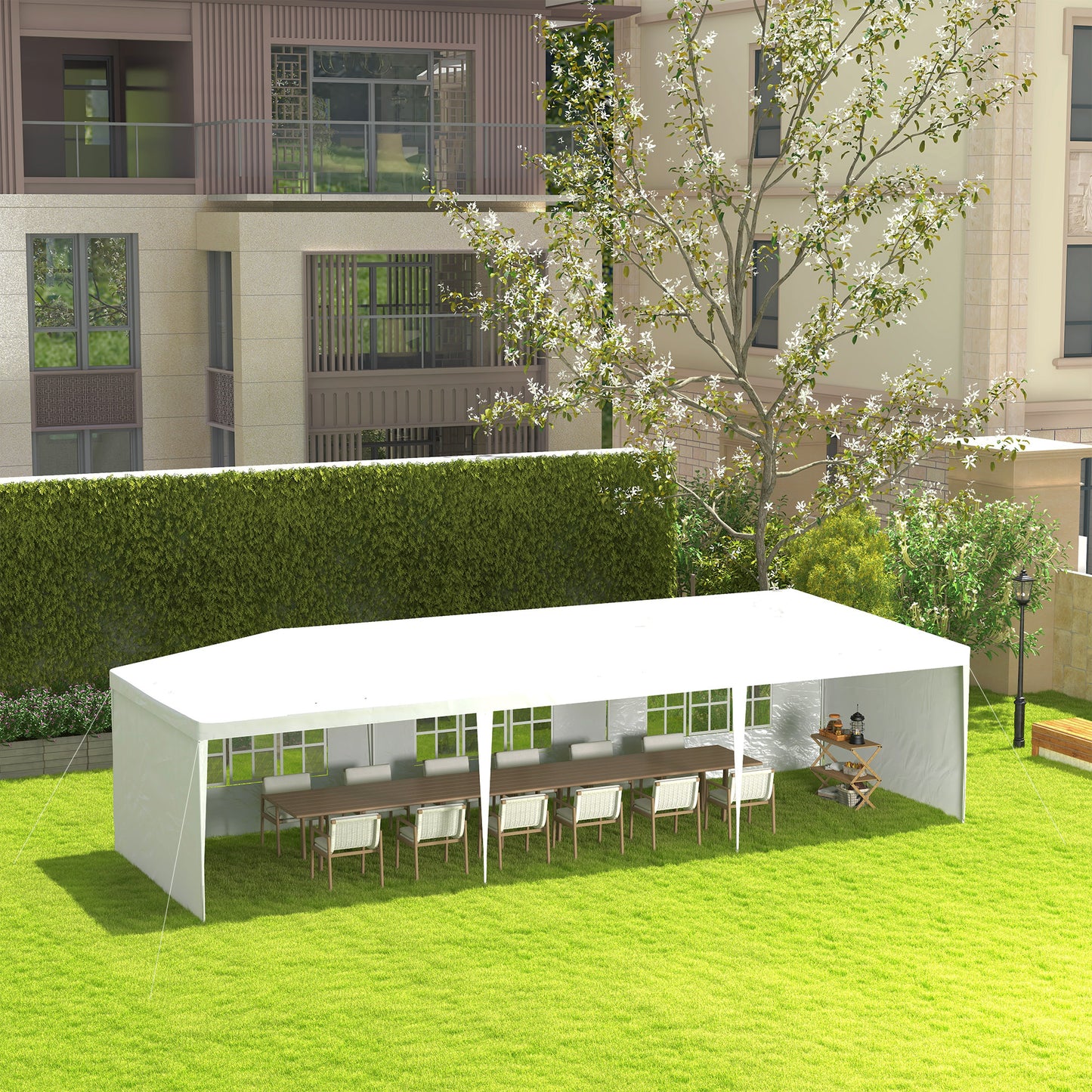 outsunny-9-x-3m-garden-gazebo-marquee-party-wedding-tent-canopy-white