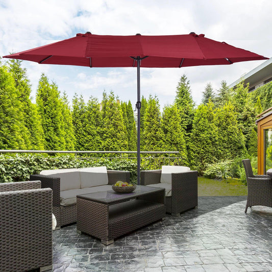 outsunny-4-6m-double-sided-patio-parasol-sun-umbrella-wine-red