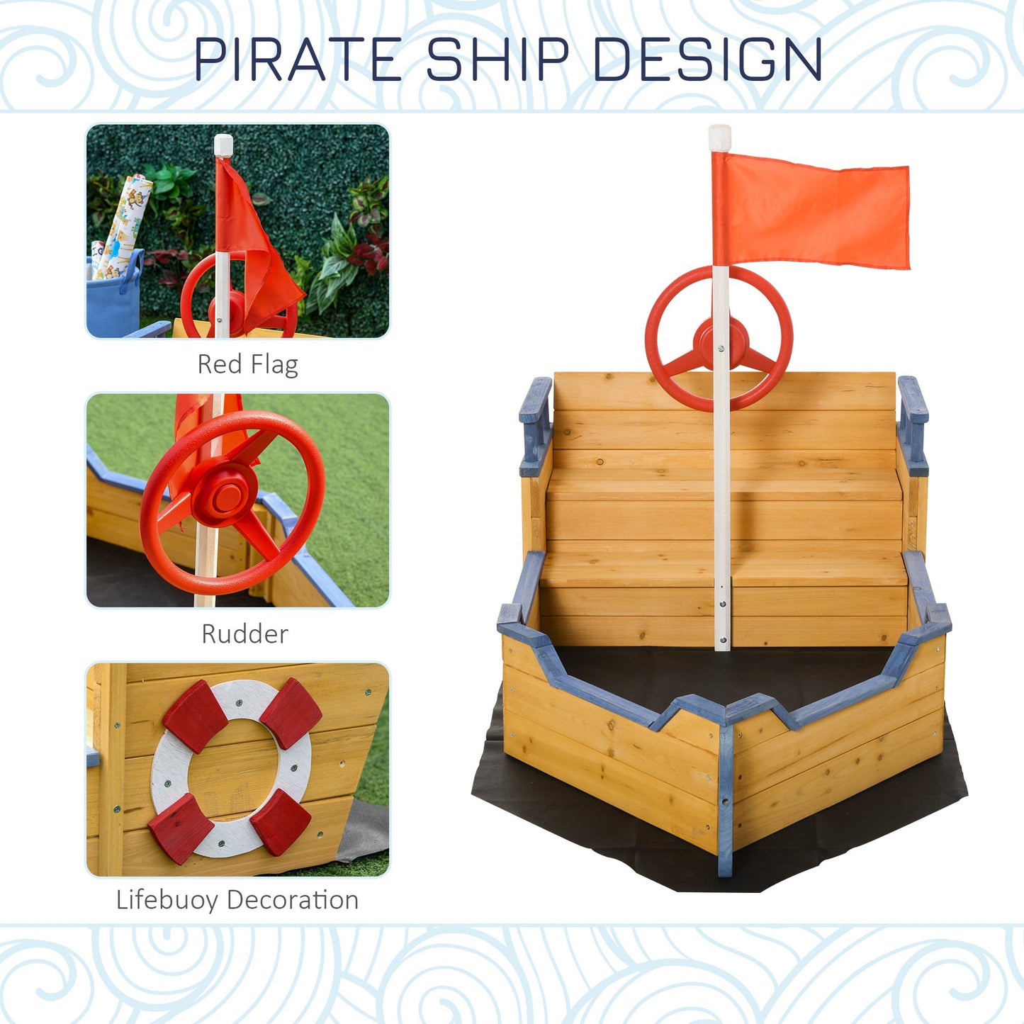 outsunny-kids-wooden-sandpit-children-sandbox-pirate-ship-sandboat-outdoor-backyard-playset-play-station-w-bench-bottom-liner
