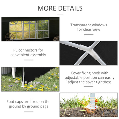 outsunny-6-x-3-m-party-tent-gazebo-marquee-outdoor-patio-canopy-shelter-with-windows-and-side-panels-black