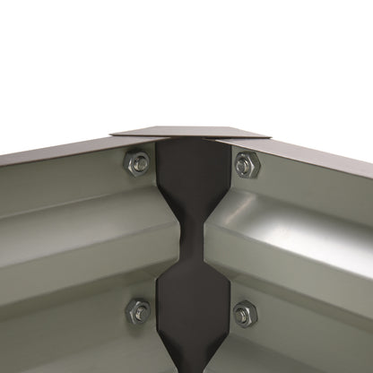 outsunny-432l-square-raised-garden-bed-box-steel-frame-for-vegetables-flowers-and-herbs-120-x-120-x-30cm-light-grey