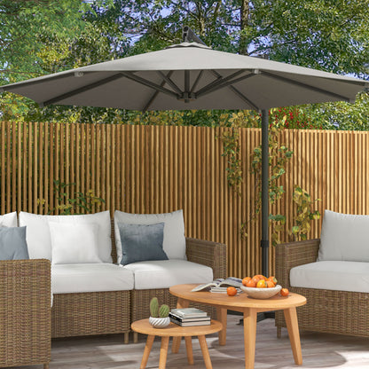 outsunny-3-m-cantilever-banana-parasol-with-cross-base-360-rotation-patio-umbrella-with-crank-handle-tilt-light-grey