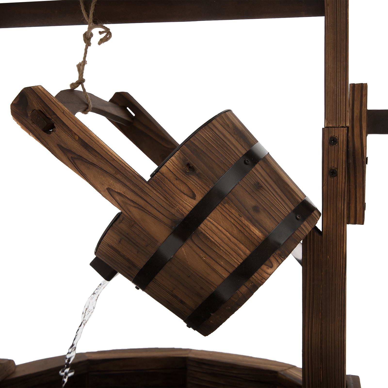 outsunny-fir-wood-outdoor-garden-decor-wishing-well-waterfall