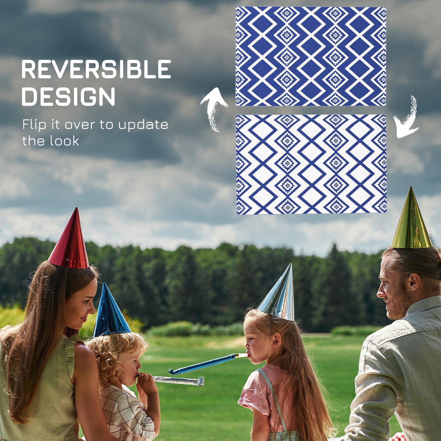 outsunny-plastic-straw-reversible-rv-outdoor-rug-with-carry-bag-182-x-274cm-blue-and-white