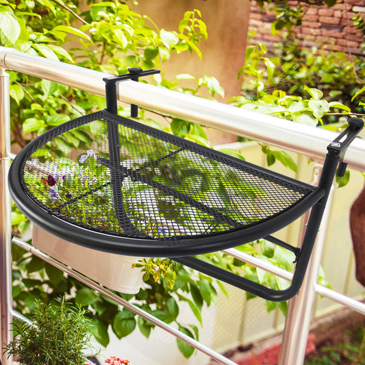 outsunny-semi-circular-attachable-balcony-hanging-coffee-table-adjustable-side-metal-table