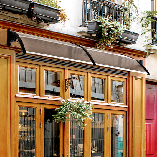 outsunny-75-x-195-cm-curved-door-window-awning-canopy-polycarbonate-cover-front-door-outdoor-patio-uv-rain-snow-protection-shelter-brown