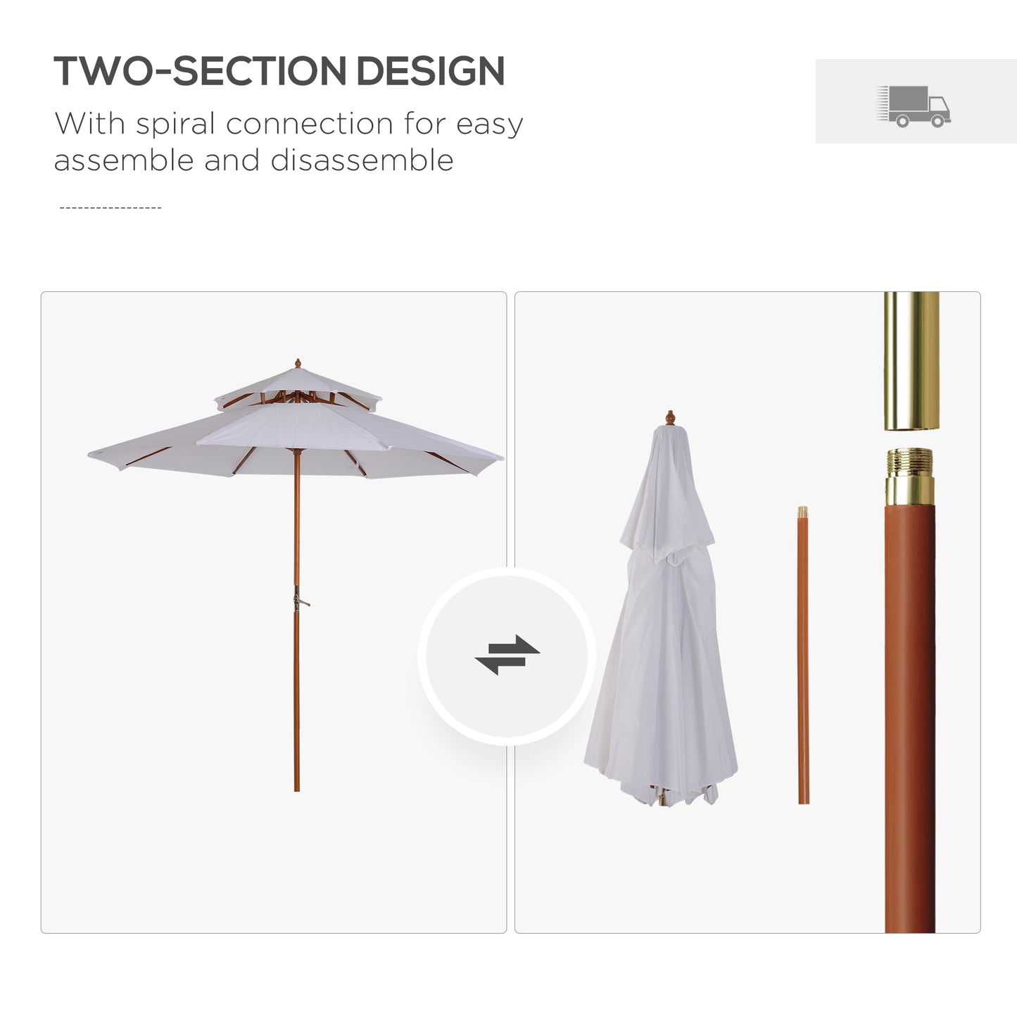 outsunny-2-7m-patio-umbrella-double-tier-garden-parasol-umbrella-outdoor-sun-umbrella-sunshade-bamboo-parasol-cream-white