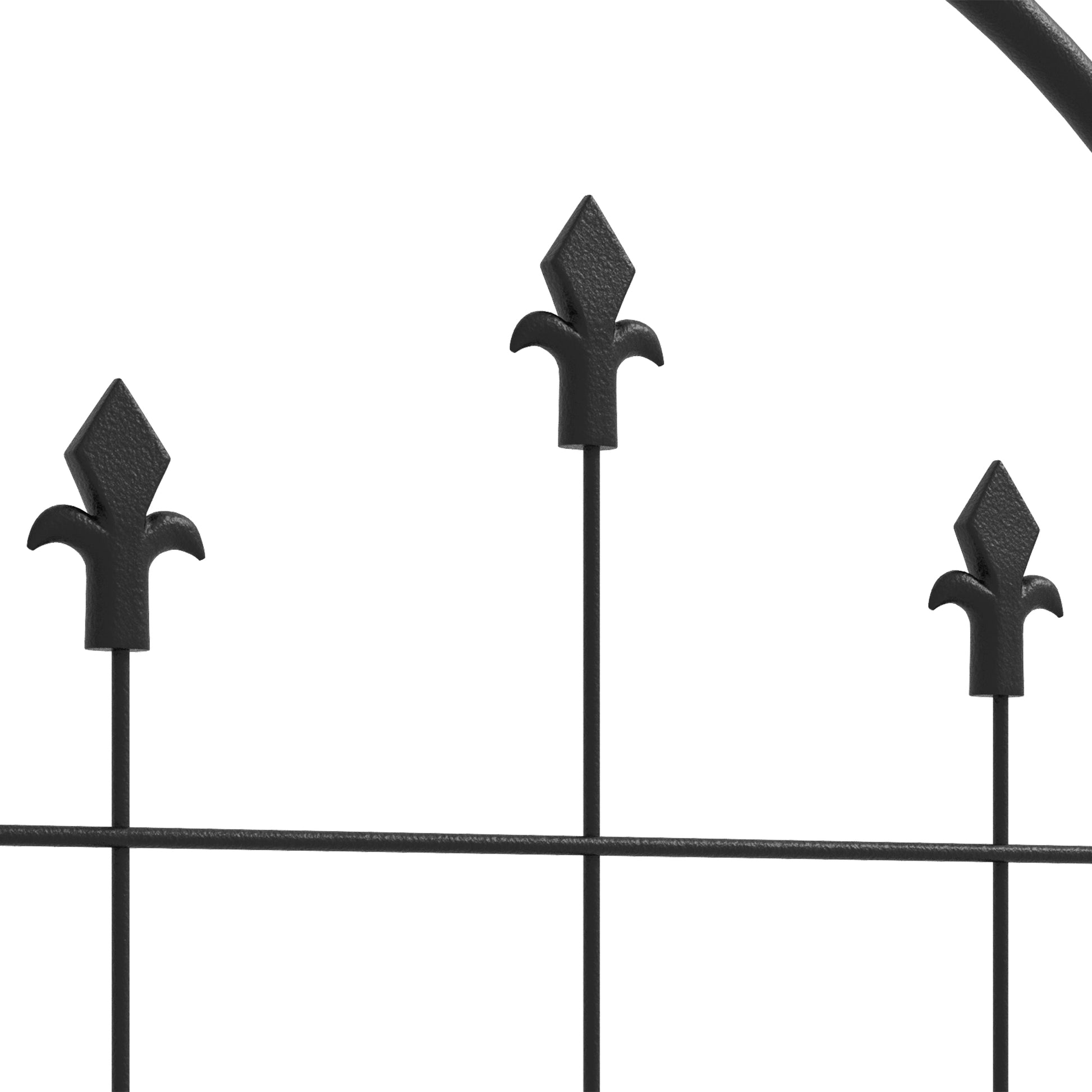 outsunny-metal-trellis-set-of-2-garden-trellis-for-climbing-plants-support-frames-arrow-design