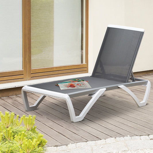outsunny-portable-outdoor-chaise-lounge-with-adjustable-back-breathable-texteline-light-grey