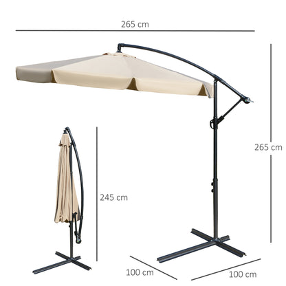 outsunny-2-7m-cantilever-parasol-banana-sun-umbrella-with-crank-handle-and-cross-base-for-outdoor-hanging-sun-shade-light-brown