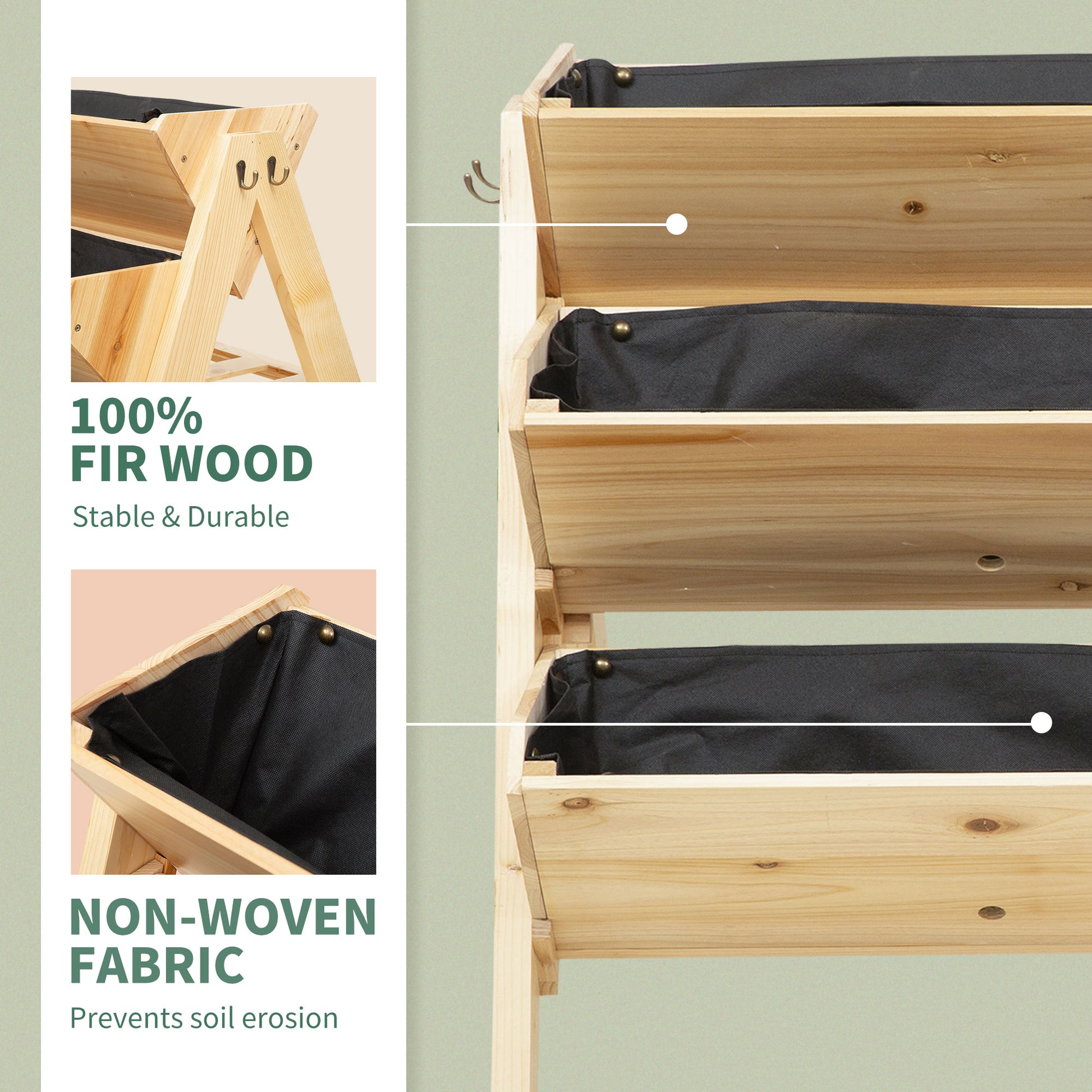outsunny-3-tier-wooden-garden-raised-bed-vertical-plant-bed-with-clapboard-and-hooks-120-x-68-x-80cm