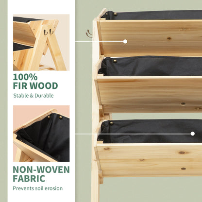 outsunny-3-tier-wooden-garden-raised-bed-vertical-plant-bed-with-clapboard-and-hooks-120-x-68-x-80cm