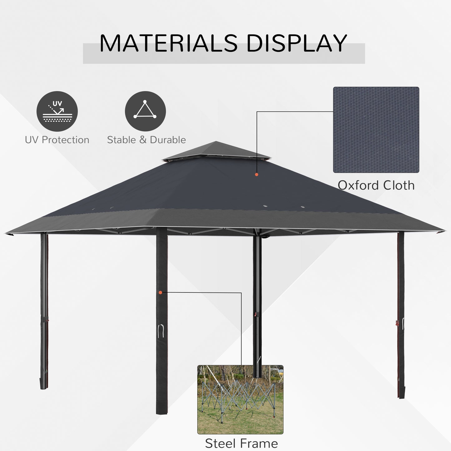 outsunny-4-x-4m-pop-up-gazebo-double-roof-canopy-tent-with-uv-proof-roller-bag-adjustable-legs-outdoor-party-steel-frame-grey