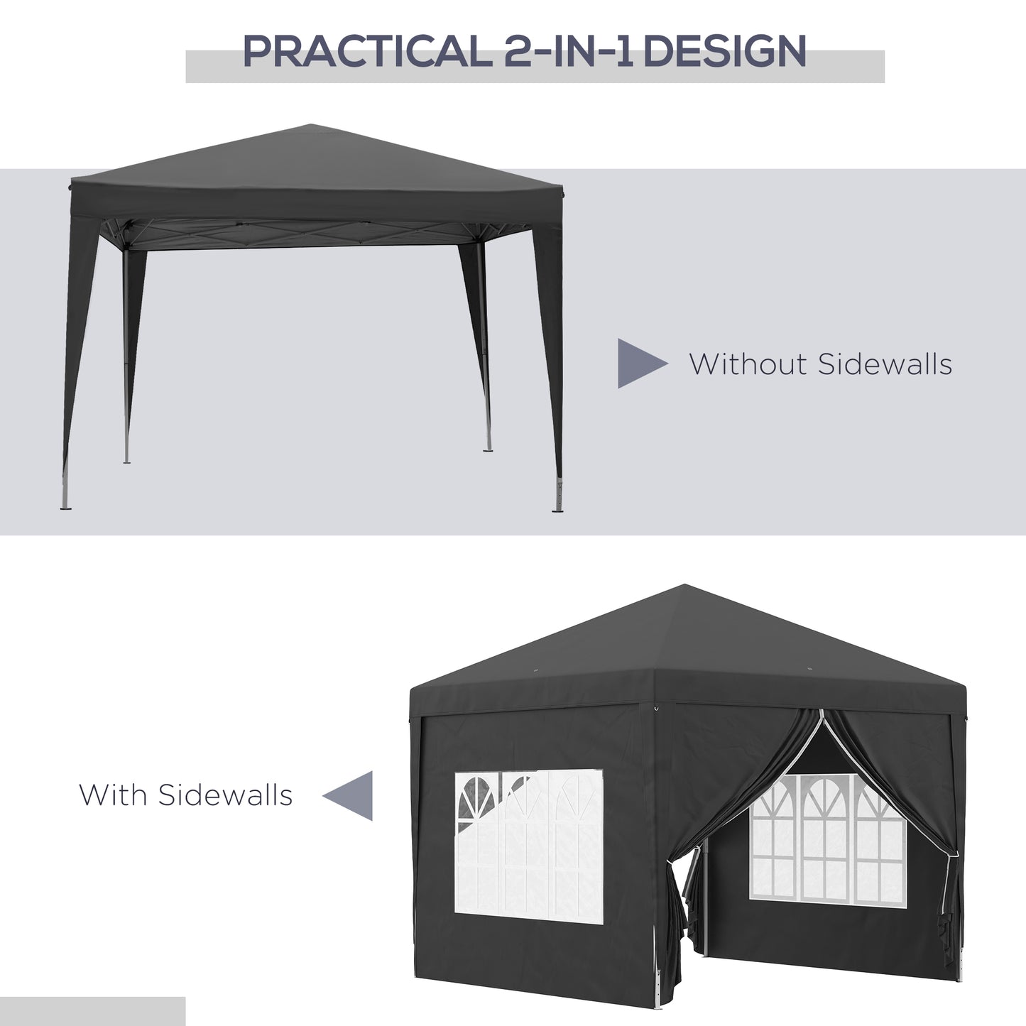 outsunny-3-x-3-meters-pop-up-water-resistant-gazebo-wedding-camping-party-tent-canopy-marquee-with-carry-bag-and-2-windows-black