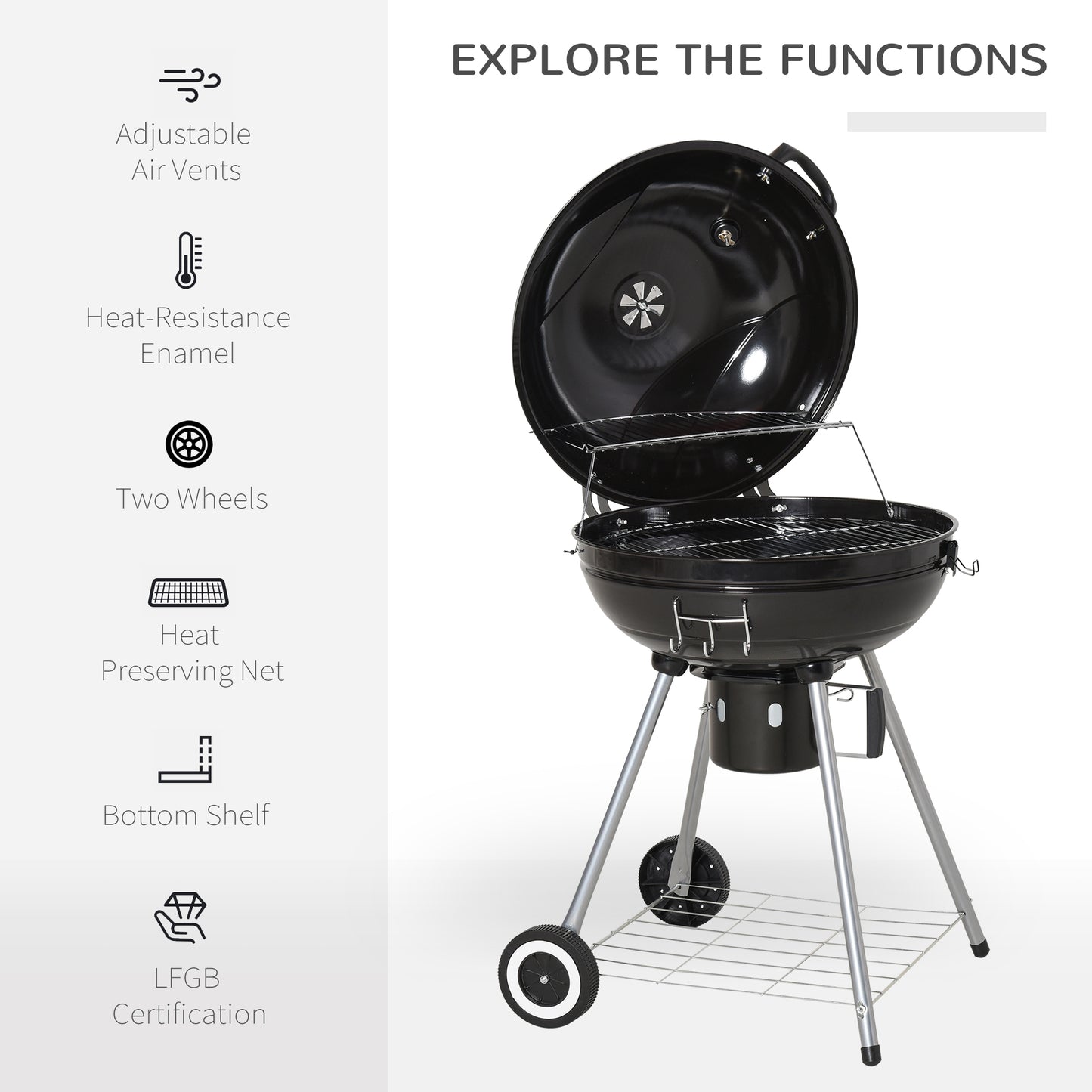 outsunny-charcoal-bbq-portable-kettle-bbq-charcoal-grill-outdoor-barbecue-picnic-party-camping-w-wheels