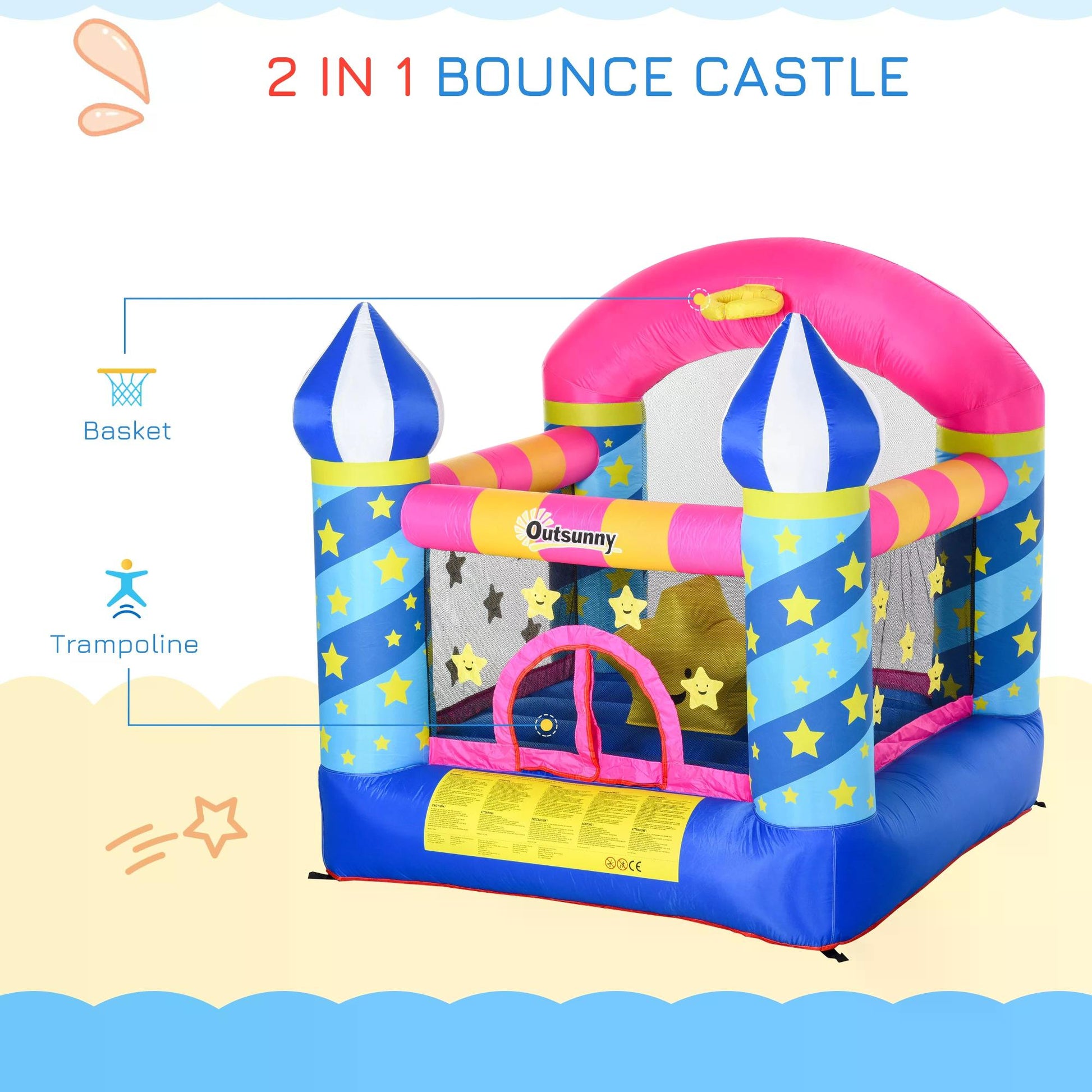 outsunny-kids-bounce-castle-house-inflatable-trampoline-basket-with-inflator-for-age-3-12-castle-stars-design-2-25-x-2-2-x-2-15m