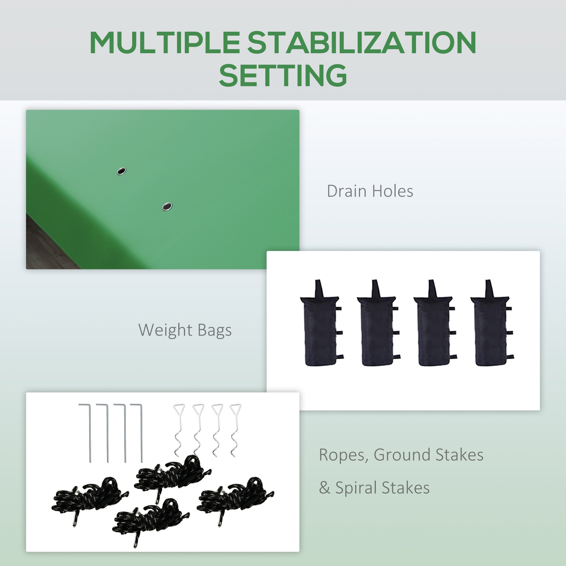 outsunny-3-x-3m-pop-up-gazebo-1-person-easy-up-marquee-party-tent-with-1-button-push-adjustable-straight-legs-wheeled-bag-stakes-ropes-sandbags-instant-shelter-green