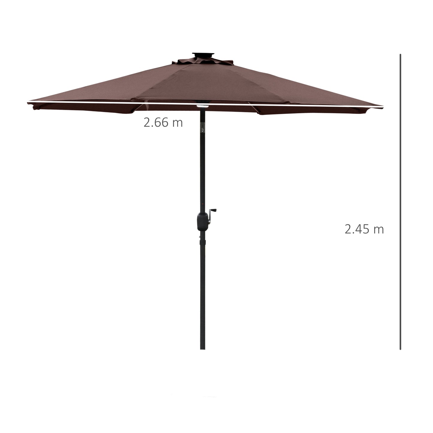 outsunny-2-7m-garden-parasol-sun-umbrella-patio-summer-shelter-w-led-solar-light-angled-canopy-vent-crank-tilt-coffee-brown