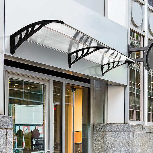 outsunny-75-x-195-cm-curved-door-window-awning-canopy-polycarbonate-cover-front-door-outdoor-patio-uv-rain-snow-protection-shelter-clear