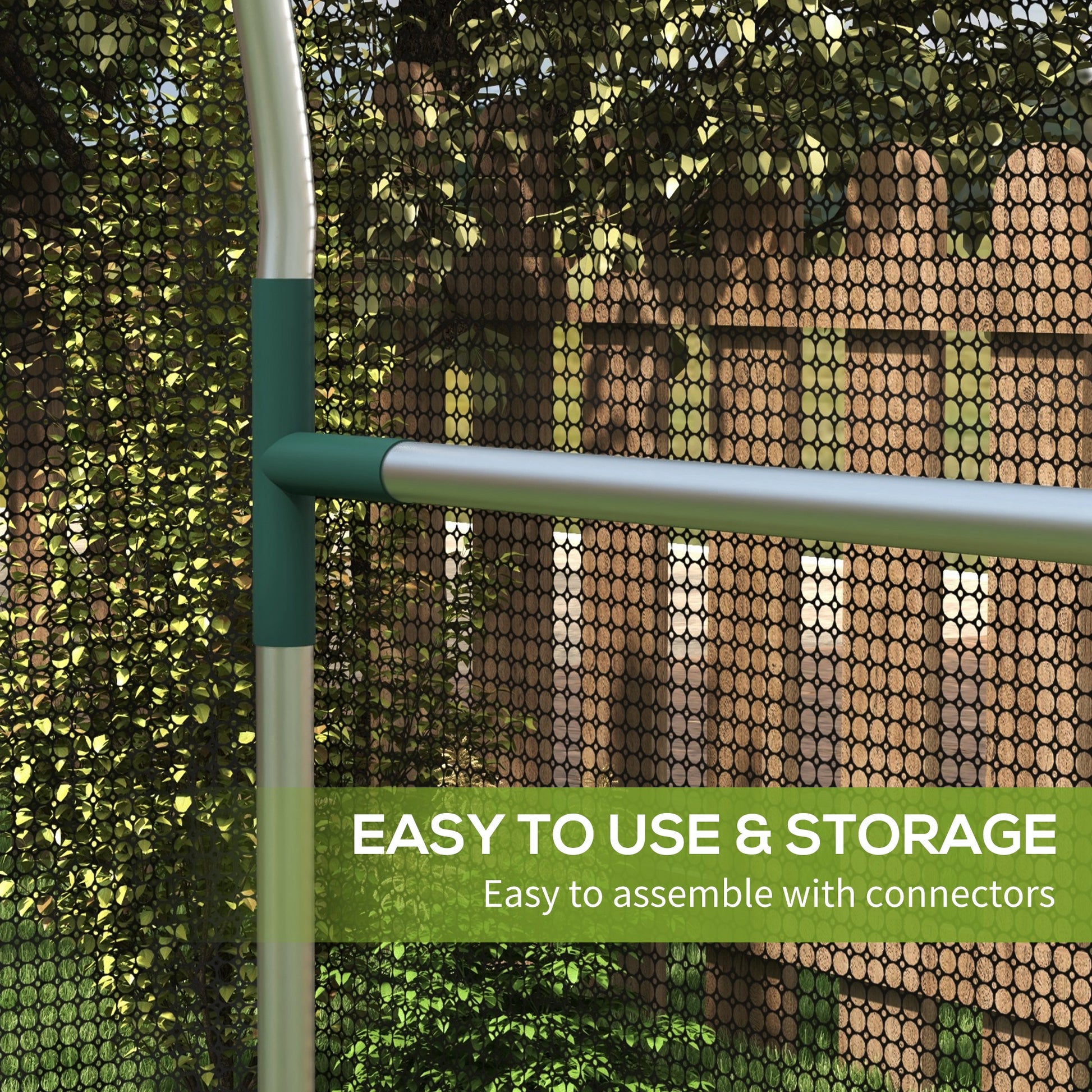 outsunny-galvanised-steel-fruit-cage-plant-protection-tent-with-zipped-door-1-2-x-1-2-x-1-9m-black