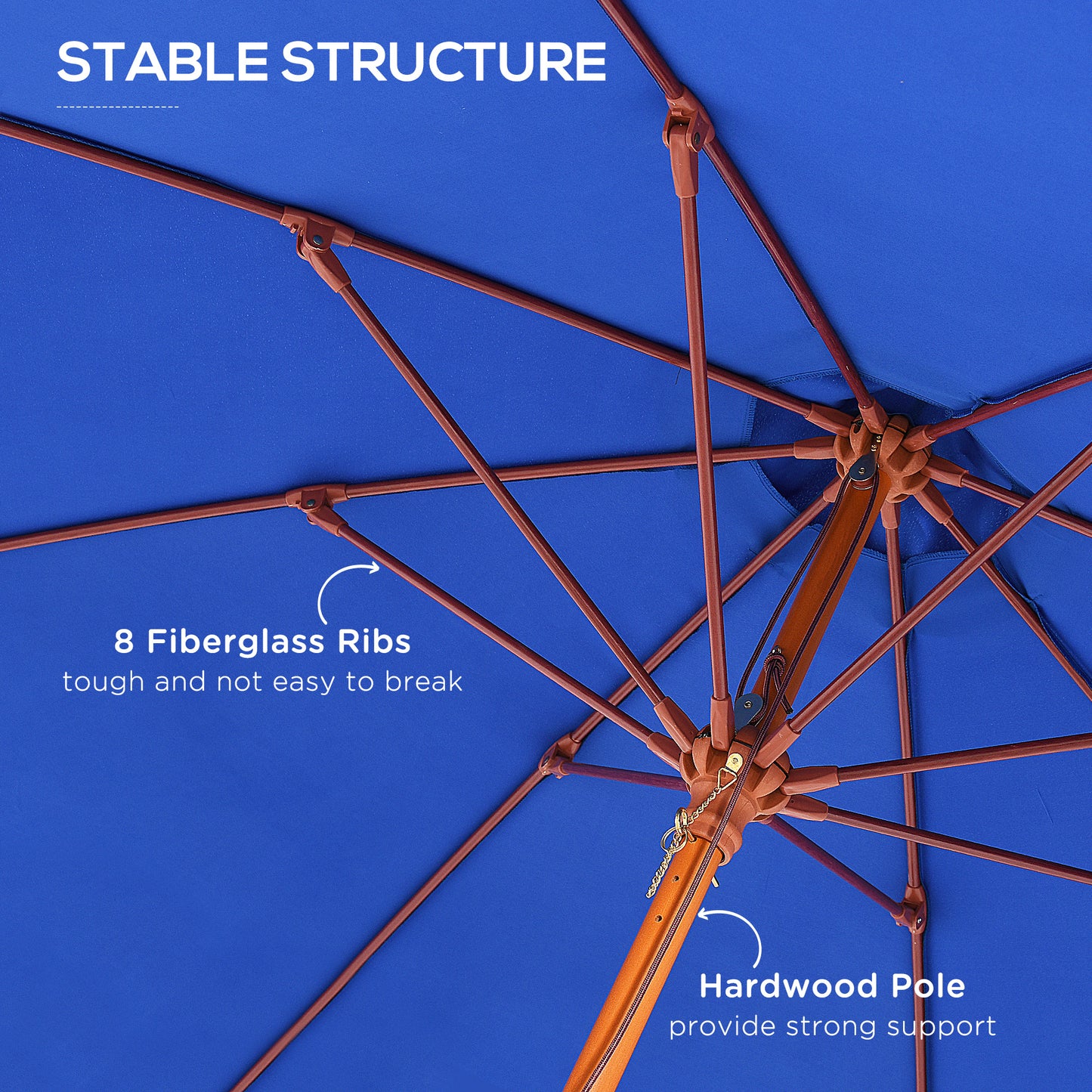 outsunny-2-5m-wood-garden-parasol-sun-shade-patio-outdoor-market-umbrella-canopy-with-top-vent-blue