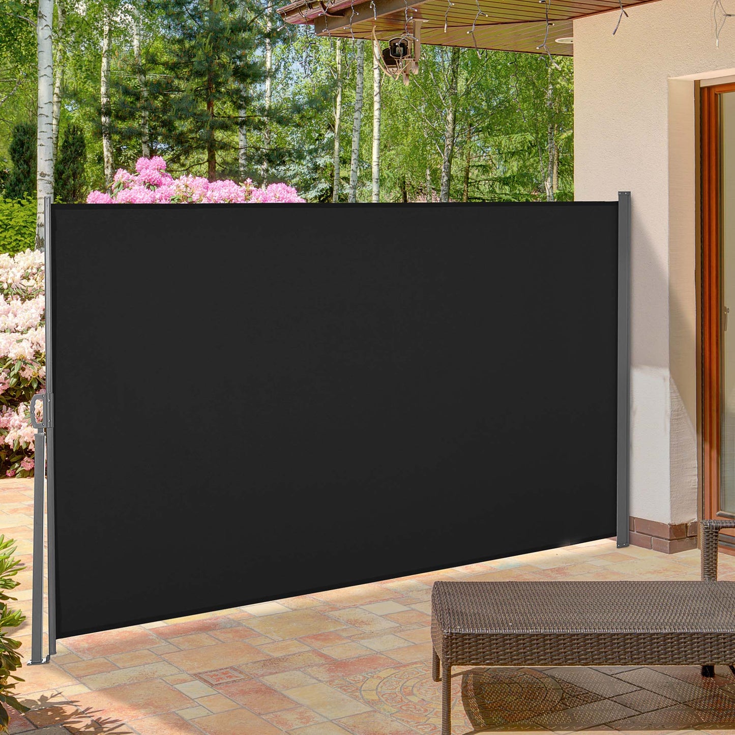 outsunny-retractable-side-awning-screen-fence-patio-garden-wall-balcony-screening-panel-outdoor-blind-privacy-divider-3x1-6m-black