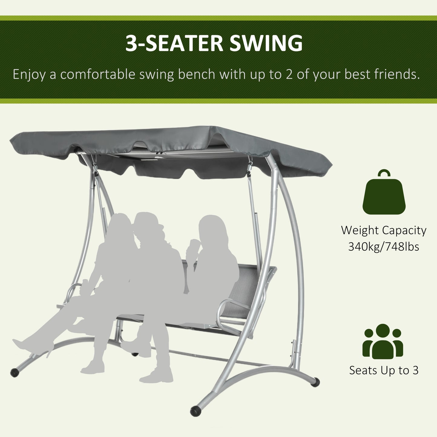 outsunny-3-seater-bench-steel-outdoor-patio-porch-swing-chair-with-adjustable-canopy-dark-grey