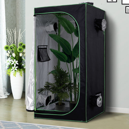 outsunny-hydroponic-plant-grow-tent-80l-x-80w-x-160hcm-black-green