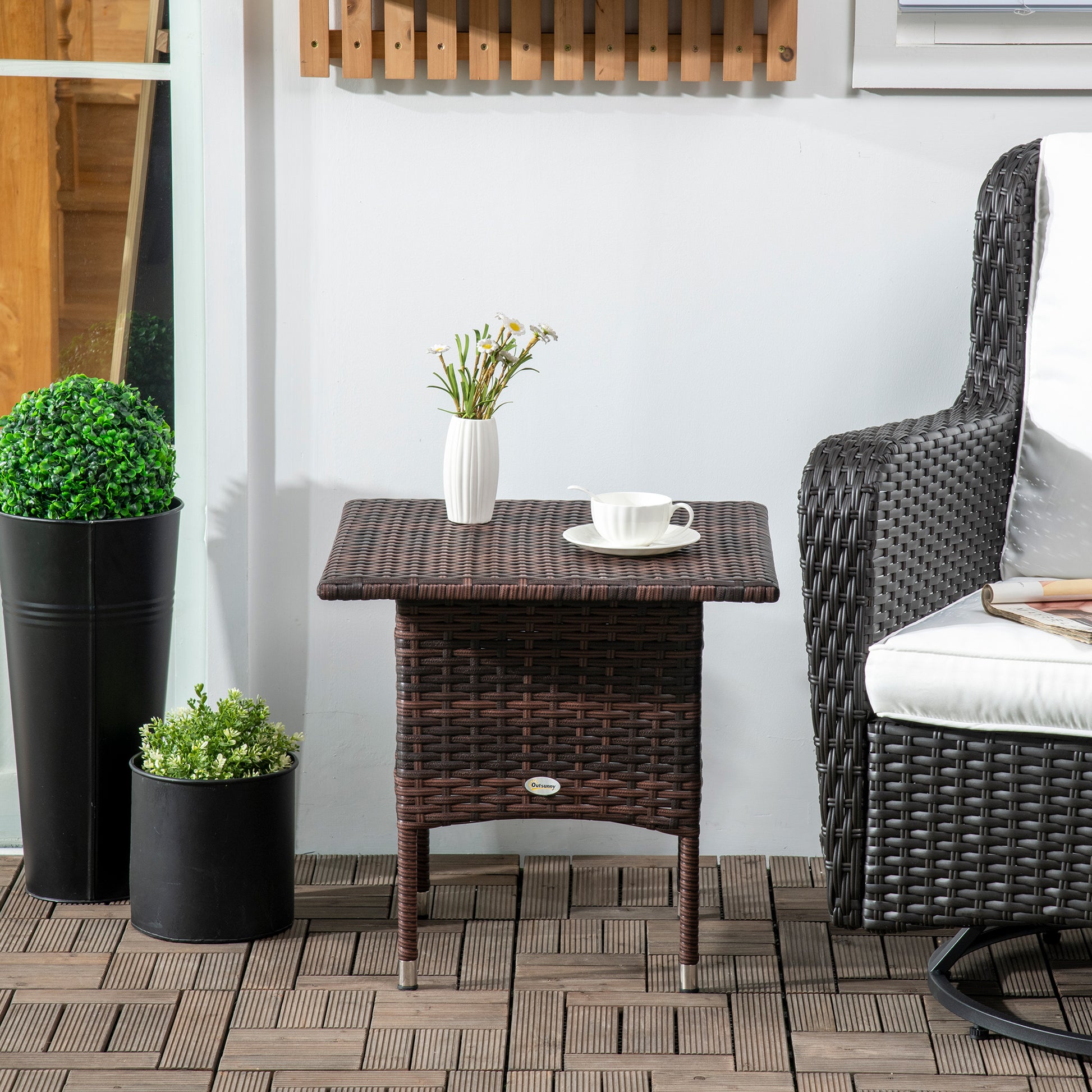 outsunny-outdoor-rattan-side-table-coffee-table-with-plastic-board-full-woven-table-top-for-patio-garden-balcony-mixed-brown