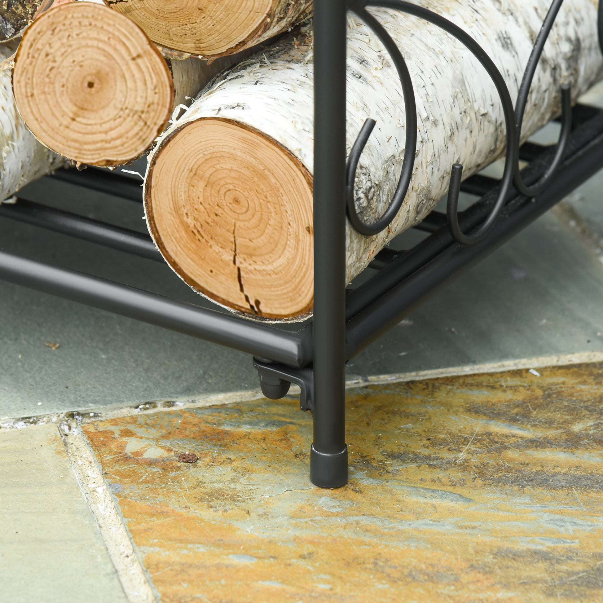 outsunny-firewood-log-rack-fireplace-log-holder-wood-storage-rack-with-side-scrolls-for-outdoor-and-indoor-use-39-5-x-31-5-x-39-5cm-black