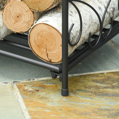 outsunny-firewood-log-rack-fireplace-log-holder-wood-storage-rack-with-side-scrolls-for-outdoor-and-indoor-use-39-5-x-31-5-x-39-5cm-black