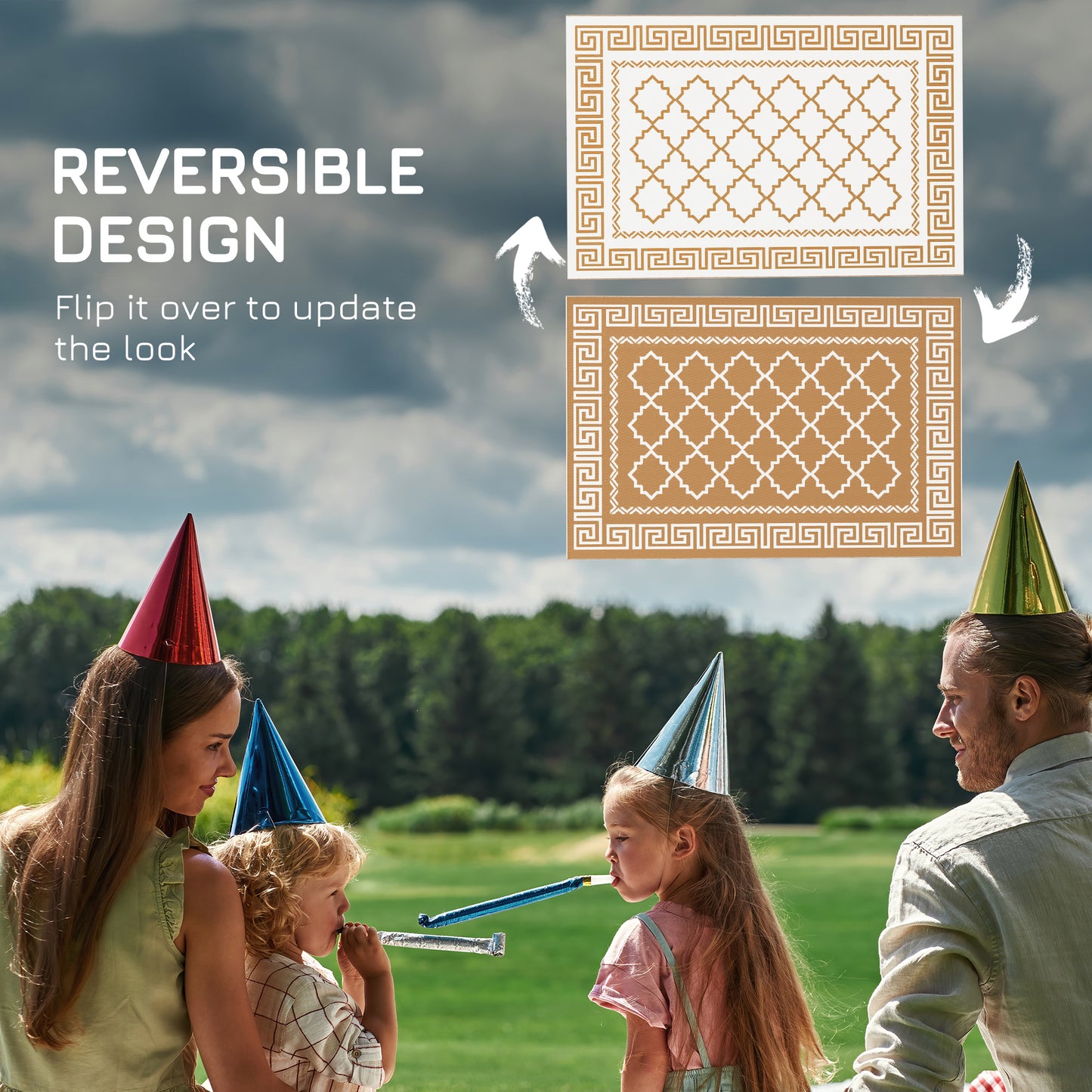 outsunny-plastic-straw-reversible-rv-outdoor-rug-with-carry-bag-182-x-274cm-brown-and-cream