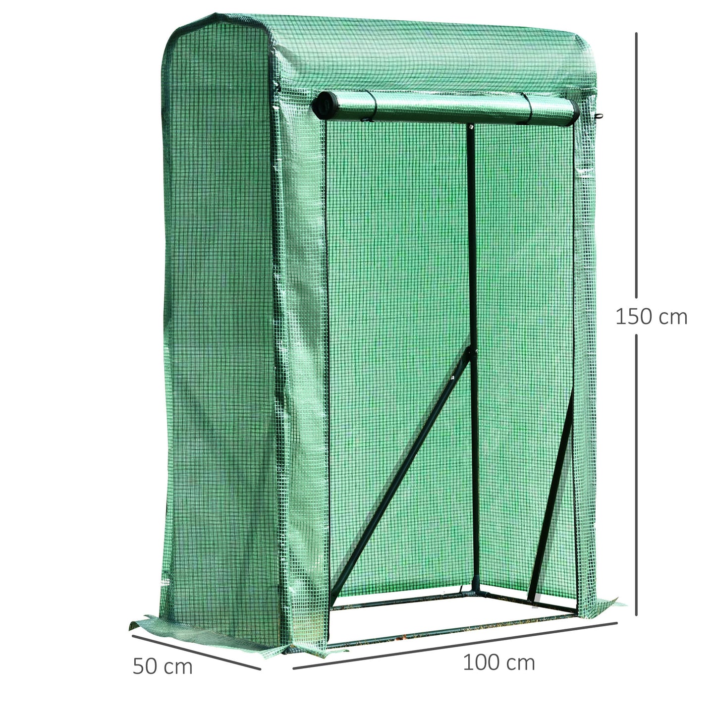outsunny-outdoor-pe-greenhouse-steel-frame-plant-cover-with-zipper-100l-x-50w-x-150hcm-green